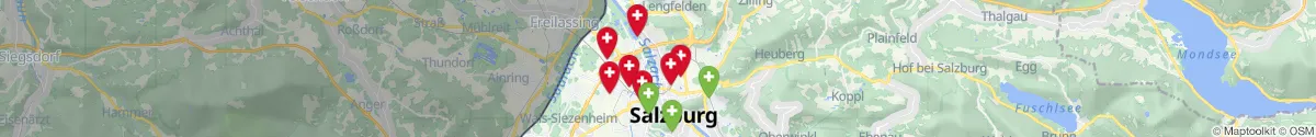 Map view for Pharmacies emergency services nearby Bergheim (Salzburg-Umgebung, Salzburg)